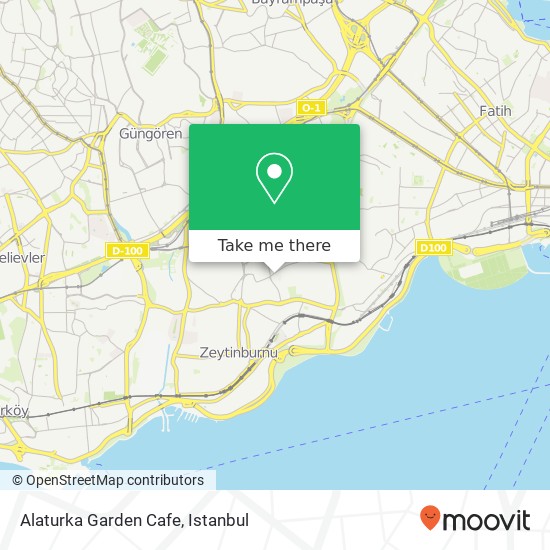 Alaturka Garden Cafe map