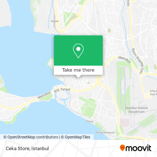 Ceka Store map