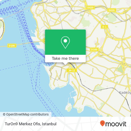 TurOn9 Merkez Ofis map