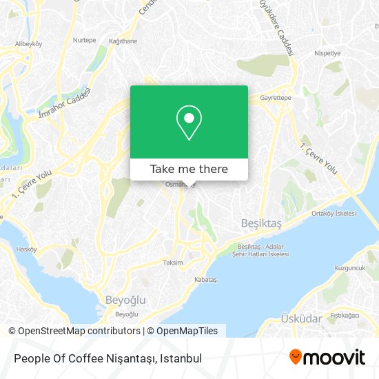 People Of Coffee Nişantaşı map