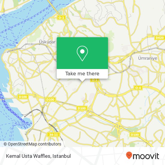 Kemal Usta Waffles map