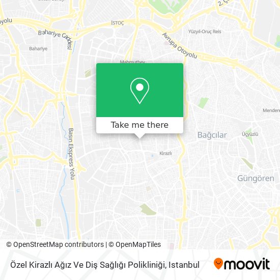 Özel Kirazlı Ağız Ve Diş Sağlığı Polikliniği map