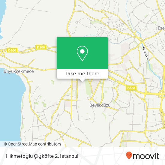 Hikmetoğlu Çiğköfte 2 map