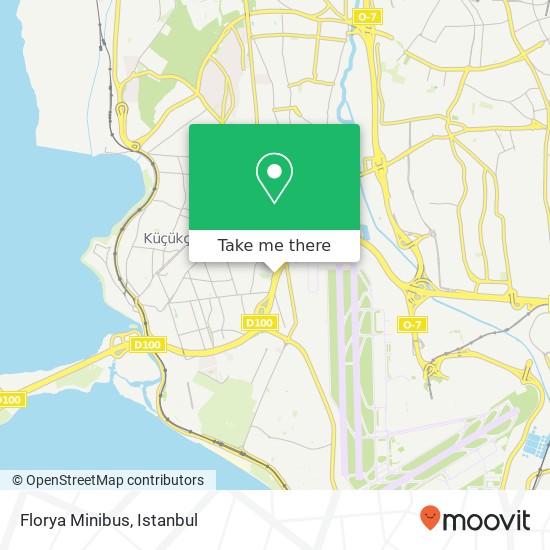 Florya Minibus map