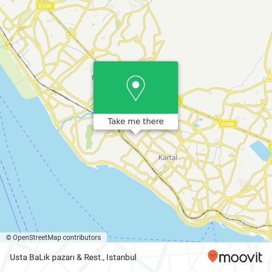 Usta BaLık pazarı & Rest. map