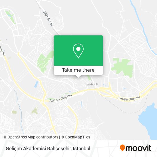 Gelişim Akademisi Bahçeşehir map