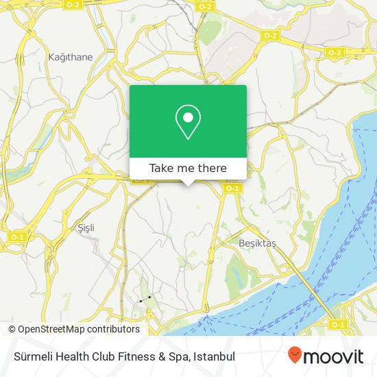 Sürmeli Health Club Fitness  & Spa map