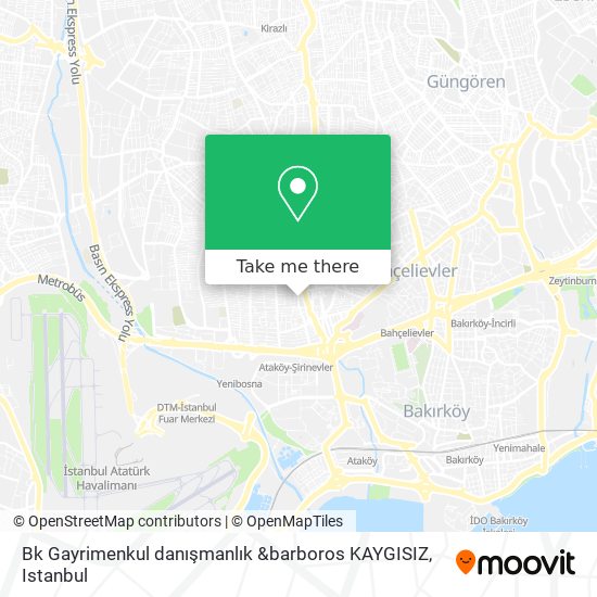 Bk Gayrimenkul danışmanlık  &barboros KAYGISIZ map