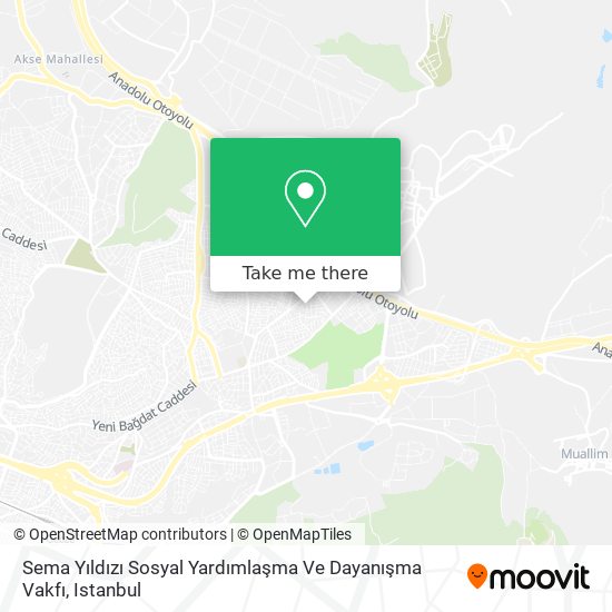 Sema Yıldızı Sosyal Yardımlaşma Ve Dayanışma Vakfı map