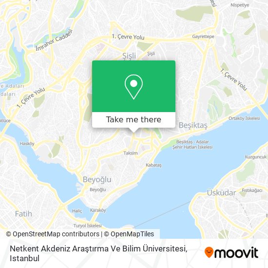 Netkent Akdeniz Araştırma Ve Bilim Üniversitesi map