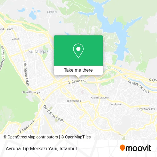Avrupa Tip Merkezi Yani map