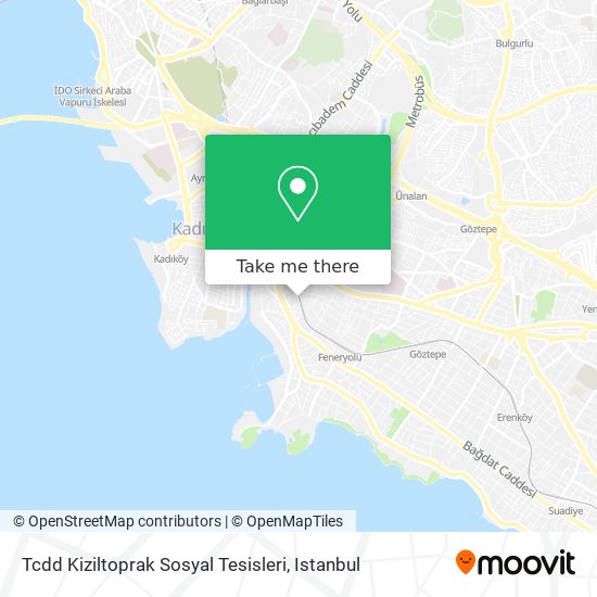 Tcdd Kiziltoprak Sosyal Tesisleri map