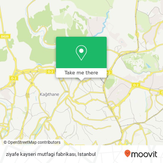 ziyafe kayseri mutfagi fabrikası map