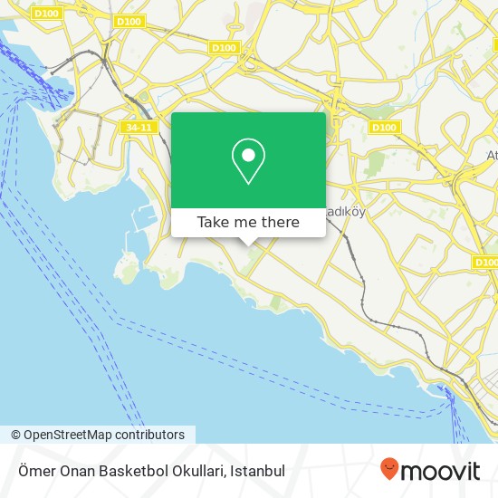 Ömer Onan Basketbol Okullari map