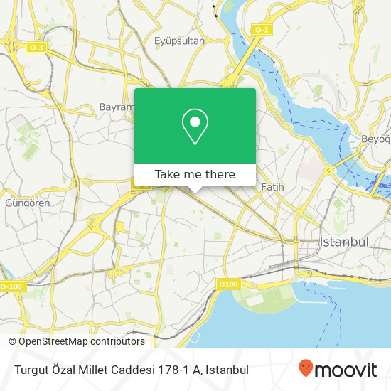 Turgut Özal Millet Caddesi 178-1 A map