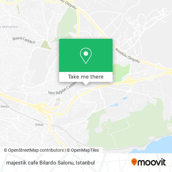 majestik cafe Bilardo Salonu map