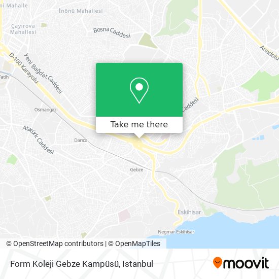 Form Koleji Gebze Kampüsü map