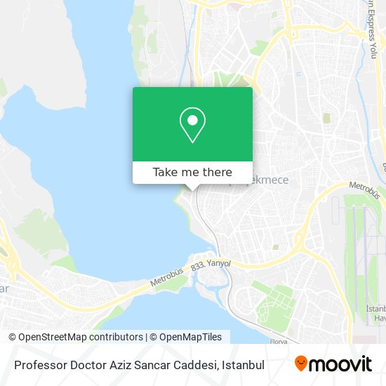 Professor Doctor Aziz Sancar Caddesi map