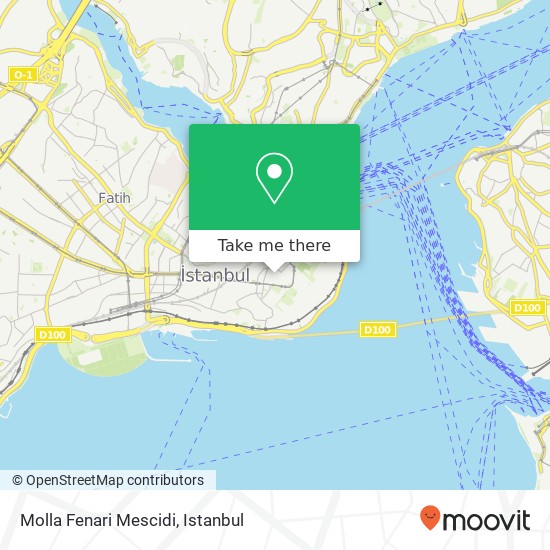 Molla Fenari Mescidi map
