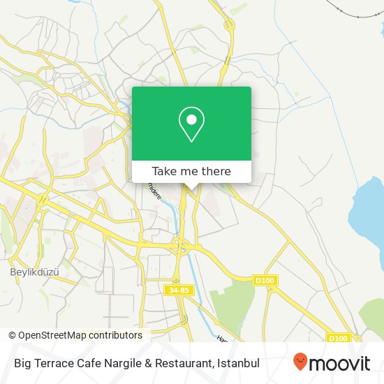 Big Terrace Cafe Nargile & Restaurant map