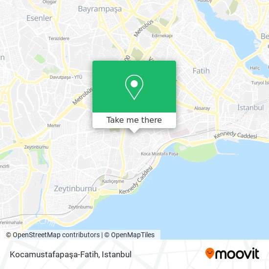 Kocamustafapaşa-Fatih map