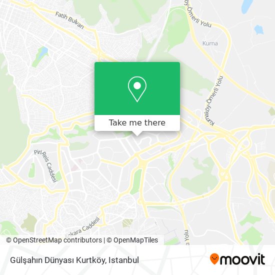 Gülşahın Dünyası Kurtköy map