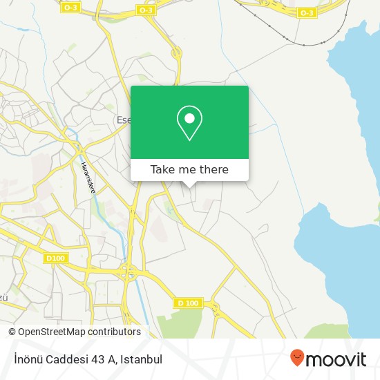 İnönü Caddesi 43 A map