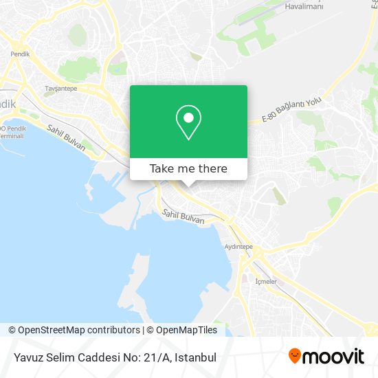Yavuz Selim Caddesi No: 21/A map