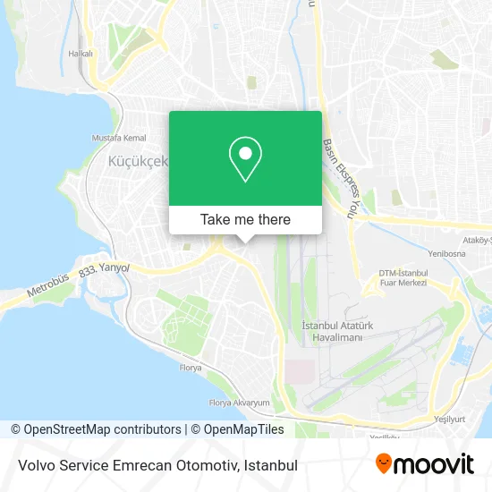 Volvo Service Emrecan Otomotiv map