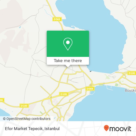 Efor Market Tepecik map