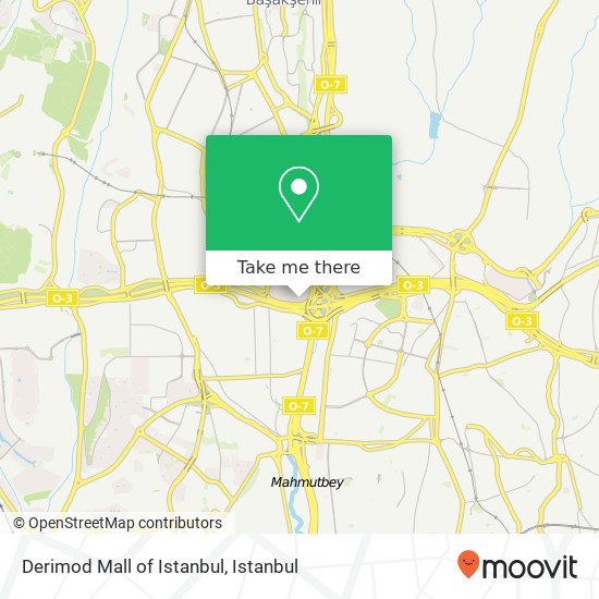 Derimod Mall of Istanbul map