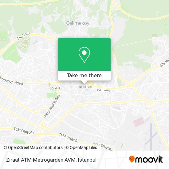 Ziraat  ATM Metrogarden AVM map