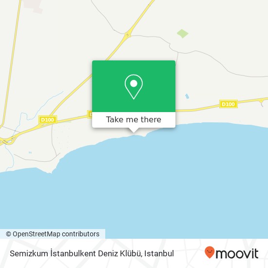 Semizkum İstanbulkent Deniz Klübü map