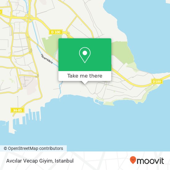 Avcılar Vecap Giyim map