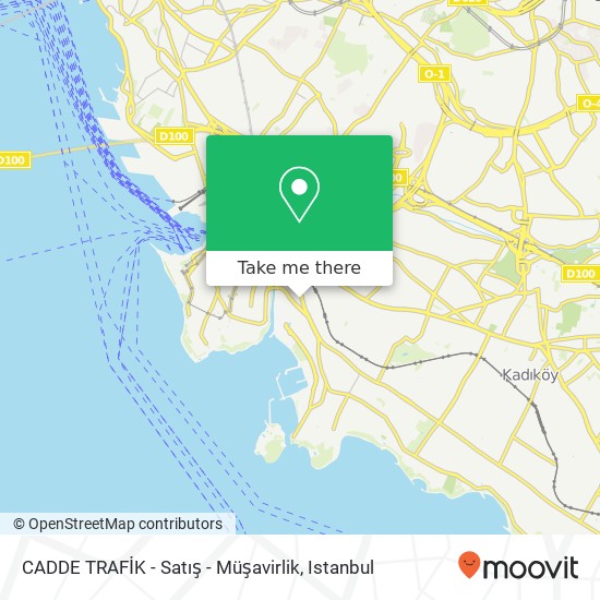 CADDE TRAFİK - Satış - Müşavirlik map