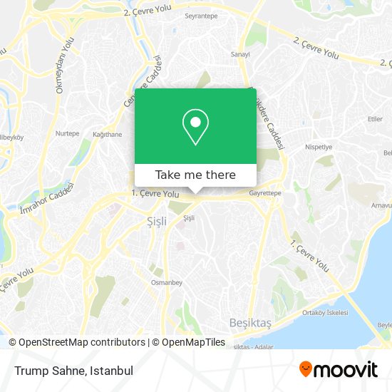 how to get to trump sahne in mecidiyekoy sisli by bus metro or cable car