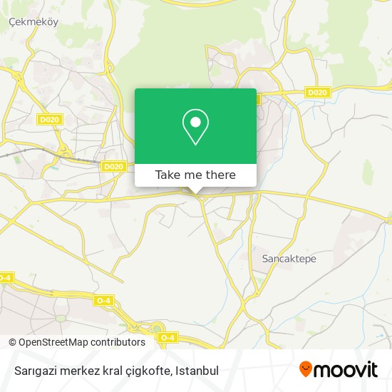 Sarıgazi merkez kral çigkofte map