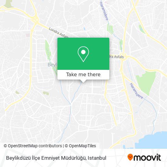 Beylikdüzü İlçe Emniyet Müdürlüğü map