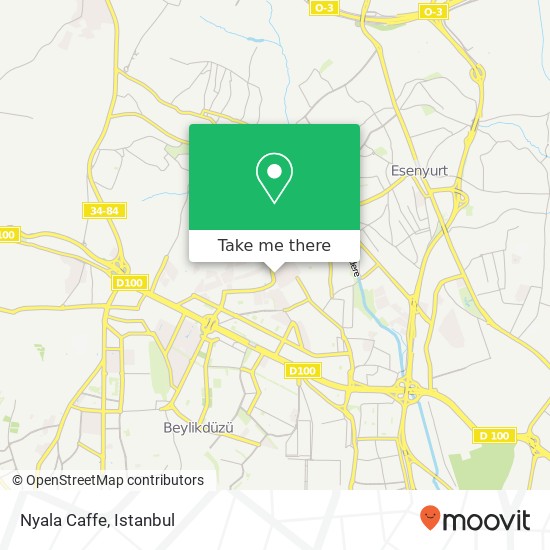 Nyala Caffe map