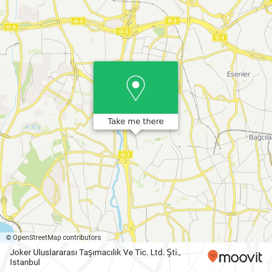 Joker Uluslararası Taşımacılık Ve Tic. Ltd. Şti. map