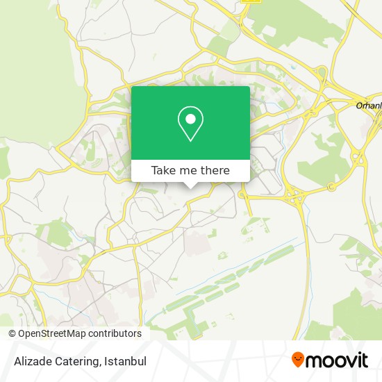 Alizade Catering map