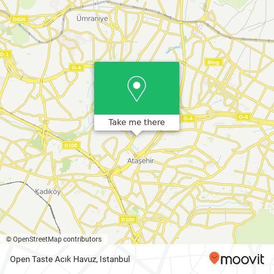 Open Taste Acık Havuz map