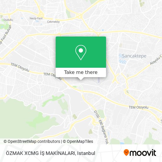ÖZMAK XCMG İŞ MAKİNALARI map