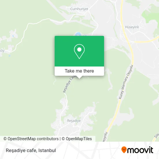 Reşadiye cafe map
