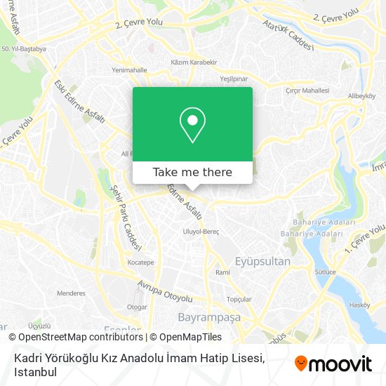 Kadri Yörükoğlu Kız Anadolu İmam Hatip Lisesi map