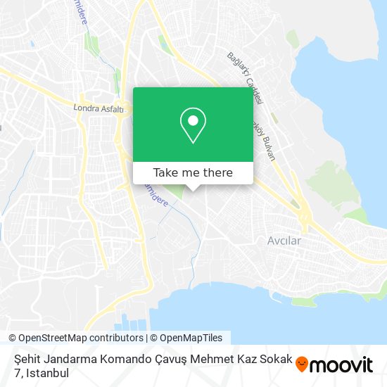 Şehit Jandarma Komando Çavuş Mehmet Kaz Sokak 7 map