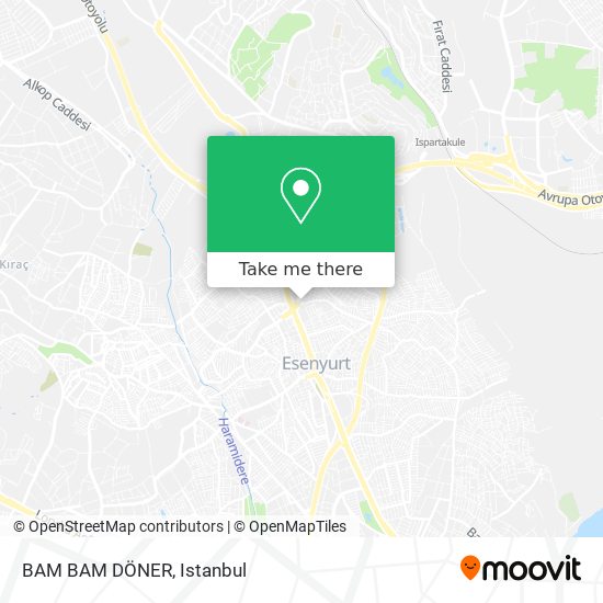 BAM BAM DÖNER map