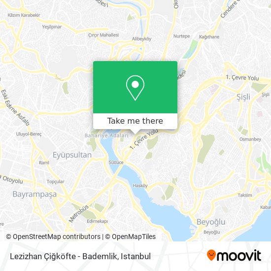 Lezizhan Çiğköfte - Bademlik map