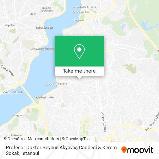 Profesör Doktor Beynun Akyavaş Caddesi & Kerem Sokak map