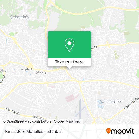 Kirazlıdere Mahallesi map